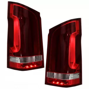 Taillights Set suitable for Mercedes-Benz Vito W447 14+ Full Led Bar & Led Signal Dynamic Red/Crystal Carner-image-6291166