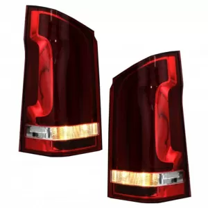 Taillights Set suitable for Mercedes-Benz Vito W447 14+ Full Led Bar & Led Signal Dynamic Red/Crystal Carner-image-6291167