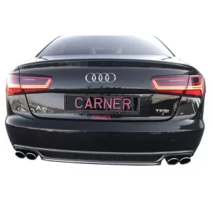 Tailights Set suitable for Audi A6 C7 11-15 Led Bar Dynamic Red/Crystal Eagle Eyes-image-6291175