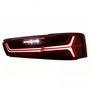 Tailights Set suitable for Audi A6 C7 11-15 Led Bar Dynamic Red/Crystal Eagle Eyes-image-6291177