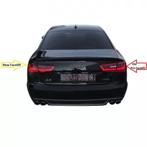 Tailights Set suitable for Audi A6 C7 11-15 Led Bar Dynamic Red/Crystal Eagle Eyes-image-6291179