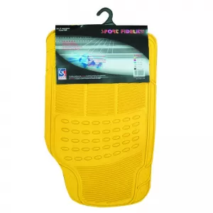Universal Car Mats Sport Fidelity Yellow 5 Pcs-image-6291215