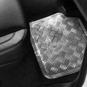 Universelle Autoteppiche Aluminium Silber 4 Stk.-image-6291253