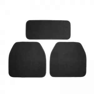 Universal Car Carpets Luxury Black 5 Pcs-image-6291303