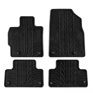 Rubber Car Mats Gledring 0213 suitable for Mazda CX-7 2007- Black 4 pieces-image-6291360