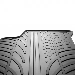 Rubber Car Mats Gledring 0064 suitable for VW Tiguan 2007-2015 Black 4 pieces-image-6291396