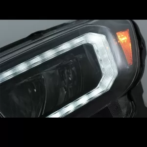 Headlights Set Suitable for Ford Ranger 15-20 DRL Dynamic Black Full Led With Motor VLand-image-6291651