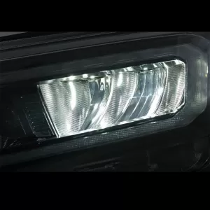 Headlights Set Suitable for Ford Ranger 15-20 DRL Dynamic Black Full Led With Motor VLand-image-6291654