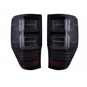 Tailights Set Suitable for Ford Ranger 12-18 LED Bar Dynamic Black Full LED VLand-image-6291656