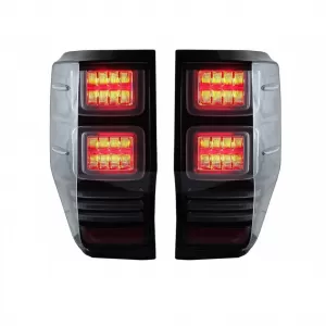 Tailights Set Suitable for Ford Ranger 12-18 LED Bar Dynamic Black Full LED VLand-image-6291658