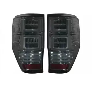 Tailights Set Suitable for Ford Ranger 12-18 LED Bar Dynamic Smoke Full LED VLand-image-6291667