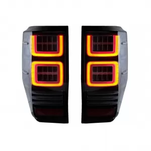 Tailights Set Suitable for Ford Ranger 12-18 LED Bar Dynamic Smoke Full LED VLand-image-6291668