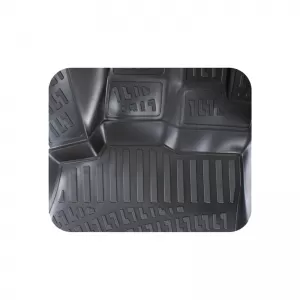 Car Mats 3D from Rubber TPE suitable for Audi A4 B8 Sedan 2008-2015 / A4 B9 Sedan 2016- / A5 2007-2015 Rizline 4 Pcs Black-image-6291713