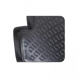 Car Mats 3D From Rubber TPE Suitable for Mercedes W176/W177/B-CLASS W246/CLA/GLA Rizline 4 Pcs Black-image-6291740
