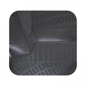 Car Mats 3D From Rubber TPE Suitable for Ford Kuga 2012 - Rizline 4 Pcs Black-image-6291748