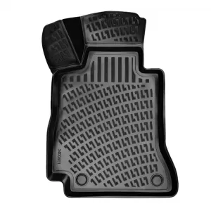 Car Mats 3D From Rubber TPE Suitable for Mercedes E-Class W213 2016- Rizline 4 Pcs Black-image-6291791