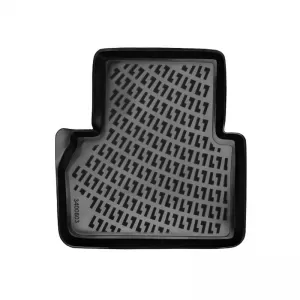Car Mats 3D From Rubber TPE Suitable for Mercedes E-Class W213 2016- Rizline 4 Pcs Black-image-6291793