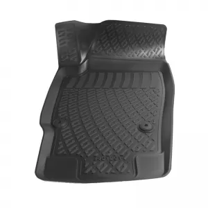 Car Mats 3D From Rubber TPE Suitable for VW Polo 2002-2009 / Seat Ibiza 6L 2003-2008 / Seat Cordoba 6L 2002-2008 Rizline 4 Pcs Black