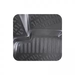 Car Mats 3D from Rubber TPE suitable for BMW Series 5 G30 2017 - Rizline 4 Pcs Black-image-6291882