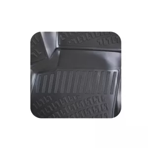 Car Mats 3D from Rubber TPE suitable for Audi A4 1996-2000 Rizline 4 Pcs Black-image-6291894