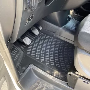 Car Mats 3D From Rubber TPE Suitable for Mercedes Vito W447 2014- RL117500 /Viano 2014- Rizline 3 Pcs Black-image-6291962