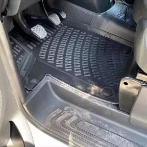 Car Mats 3D From Rubber TPE Suitable for Mercedes Vito W447 2014- RL117500 /Viano 2014- Rizline 3 Pcs Black-image-6291963