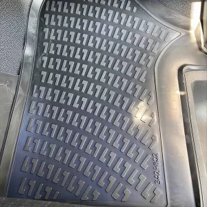 Car Mats 3D From Rubber TPE Suitable for Mercedes Vito W447 2014- RL117500 /Viano 2014- Rizline 3 Pcs Black-image-6291966
