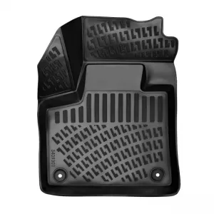 Car Mats 3D from Rubber TPE suitable for Citroen DS7 Crossback 2018 - Rizline 4 Pcs Black-image-6292025