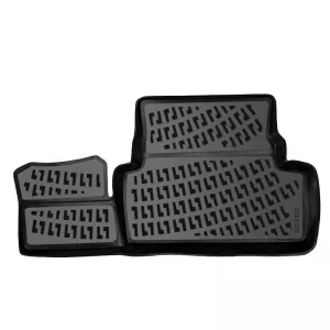 Car Mats 3D from Rubber TPE suitable for Citroen DS7 Crossback 2018 - Rizline 4 Pcs Black-image-6292028