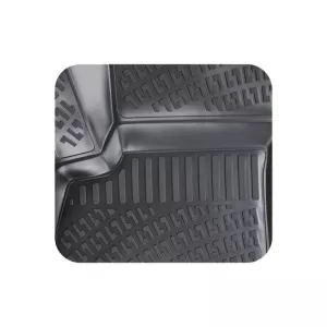 Car Mats 3D From Rubber TPE Suitable for Opel Insignia 2017 - Rizline 4 Pcs Black-image-6292083