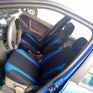 Seat Covers Super Sport All In One Black-Blue Set Front-Rear 11 Pieces-image-6292432