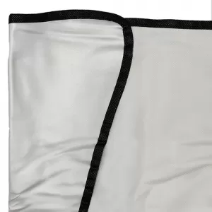 Sun Shade Cover Large 214x96cm Silver PVC Leather Feral 1 Piece-image-6292463