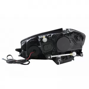 Headlights Set Suitable for VW Golf VII (7.5) 17-19 DRL Full LED Halogen Version Black LEDHL109-BK OsramLedriving-image-6292519