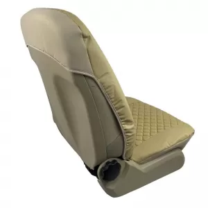 Semi Front Seat Covers PU Royal Beige 4 Pieces-image-6292548