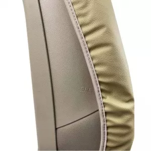 Semi Front Seat Covers PU Royal Beige 4 Pieces-image-6292550