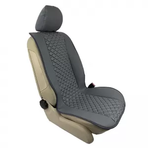 Seat Front Cushions PU Royal Gray 2 Pieces-image-6292577