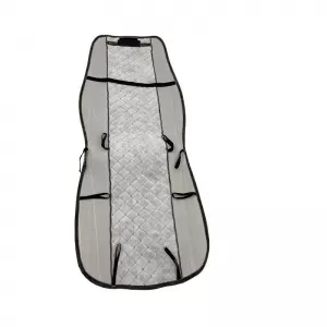Seat Front Cushions PU Royal Gray 2 Pieces-image-6292579