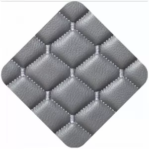 Seat Front Cushions PU Royal Gray 2 Pieces-image-6292580