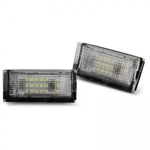 Led License Plate Lights suitable for Bmw 3 E46 Sedan / Caravan 98-05 2 Pcs-image-6293170