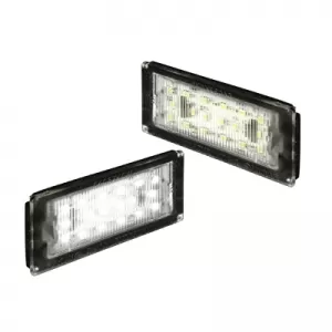 Led License Plate Lights suitable for BMW 3 E46 Coupe / Cabrio Facelift 03-06 2 Pcs-image-6293173