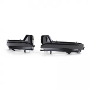 Mirror Led suitable for Skoda Kodiaq 16+ / Karoq 17+ Black (Vehicles With Rear View Camera) Dynamic Canbus Smoke 2 Pcs-image-6293348