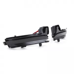 Mirror Led suitable for Skoda Kodiaq 16+ / Karoq 17+ Black (Vehicles With Rear View Camera) Dynamic Canbus Smoke 2 Pcs-image-6293349