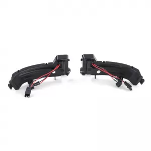 Mirror Led suitable for Skoda Kodiaq 16+ / Karoq 17+ Black (Vehicles With Rear View Camera) Dynamic Canbus Smoke 2 Pcs-image-6293351