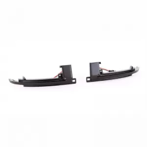 Mirror Led suitable for Audi A3 8P 08-10 / A4 A5 B8 07-09 / A6 C6 08-10 / A8 07-10 / Q3 07-17 Dynamic Canbus Black/Smoke 2 Pcs-image-6293381