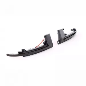 Mirror Led suitable for Audi A3 8P 08-10 / A4 A5 B8 07-09 / A6 C6 08-10 / A8 07-10 / Q3 07-17 Dynamic Canbus Black/Smoke 2 Pcs-image-6293382