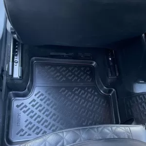 Car Mats 3D From Rubber TPE Suitable for VW Golf 7 VII/T-Roc/Leon 5F/Audi A3 8V/Audi Q2/Skoda Karoq Rizline 4 Pcs Black-image-6293409