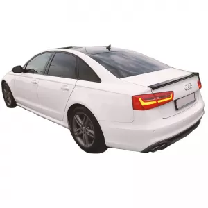 Trunk Spoiler suitable for Audi A6 C7 11-18 Abt Look From Abs Plastic-image-6293496