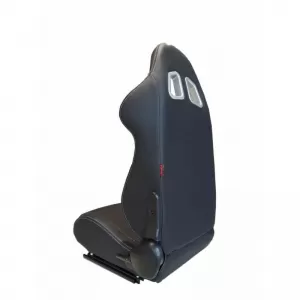 Bucket Seats Apollo Sport PVC Black With White Stitching Pair 2 Pcs-image-6293535