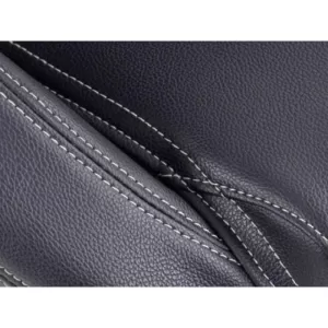 Bucket Seats Apollo Sport PVC Black With White Stitching Pair 2 Pcs-image-6293539