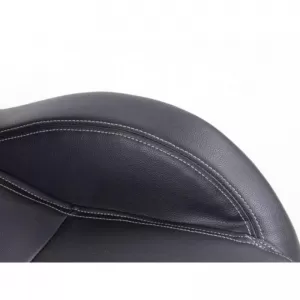Bucket Seats Apollo Sport PVC Black With White Stitching Pair 2 Pcs-image-6293540